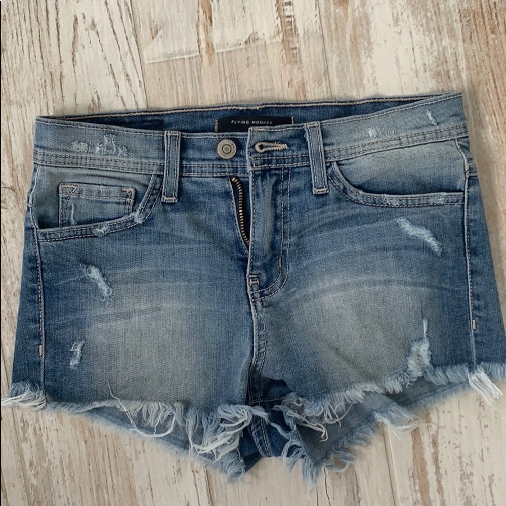 Flying Monkey Denim Shorts size 25